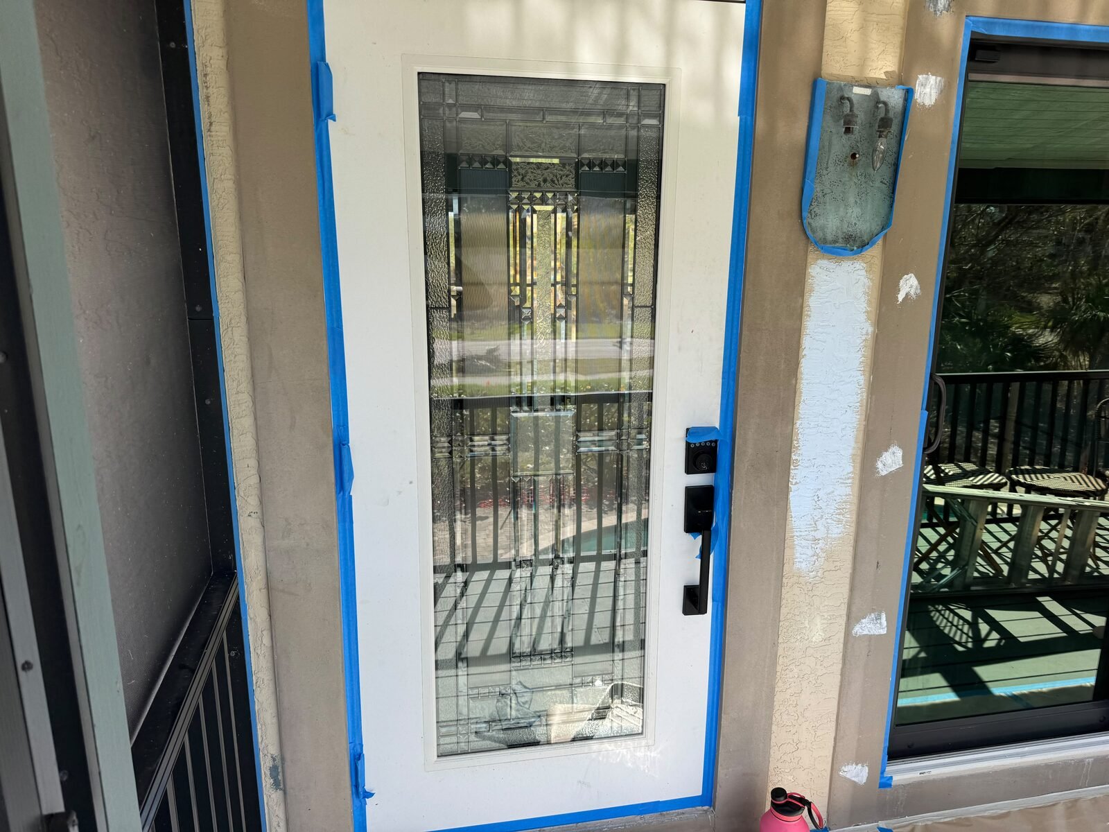 Exterior entry preparation by Carter Elite Renovations